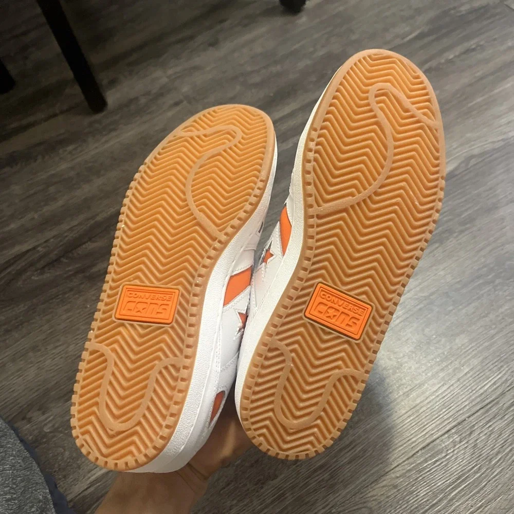 CONVERSE AS-1 PRO SIZE 7.5 man 9woman white ORANGE SHOE ALEXIS SABLONE A08130C